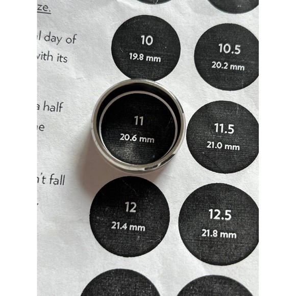 Silver Tungsten Carbide Men's Ring - Picture 5 of 5